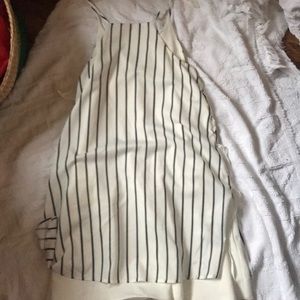 Striped shift dress